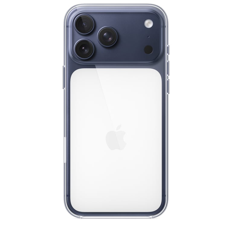 Apple Clear Case with MagSafe iPhone 17 Pro Max Blanc - vue 4