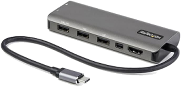 StarTech.com - DKT31CMDPHPD - Adaptateur Multiports USB-C - USB-C vers HDMI/mDP 4K 60Hz/PD/Mini Dock