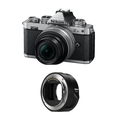 NIKON Z fc + Z 16-50 Plata + Adaptador FTZ II