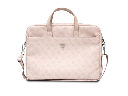 Guess Bolsa para portátil de 16'' Modelo Hot Stamp Rosa