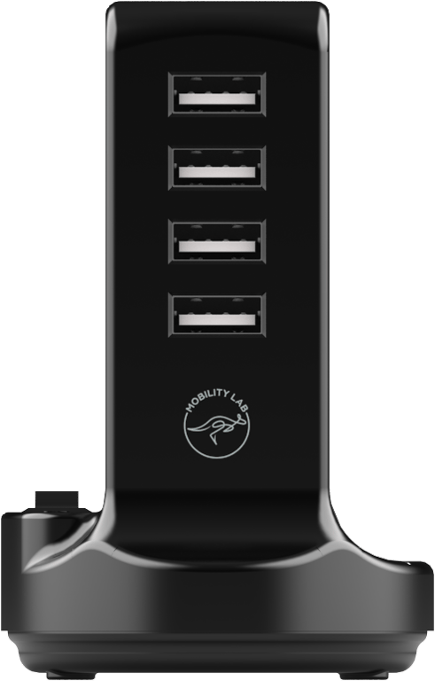 MOBILITY LAB - Hub Chargeur 4 Ports USB avec Rallonge