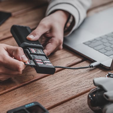 PGYTECH P-GM-163 lector de tarjeta USB 3.2 Gen 1 (3.1 Gen 1) Type-C Negro