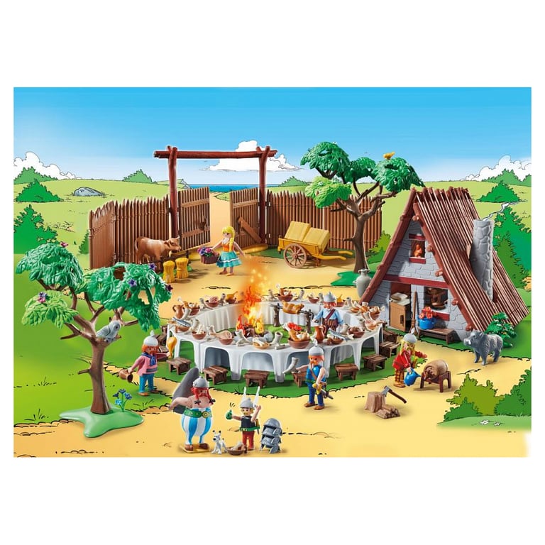 Astérix Le Banquet Du Village Playmobil La Boîte De Jeu - vue 3