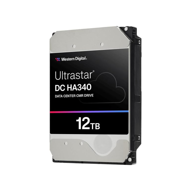 WD Ultrastar DC HA340 WUS721212BLE6L4 Disque dur Centre de données 12 To interne 3.5 SATA 6Gb/ 7200 toursmin mémoire tampon : 512 Mo - vue 3