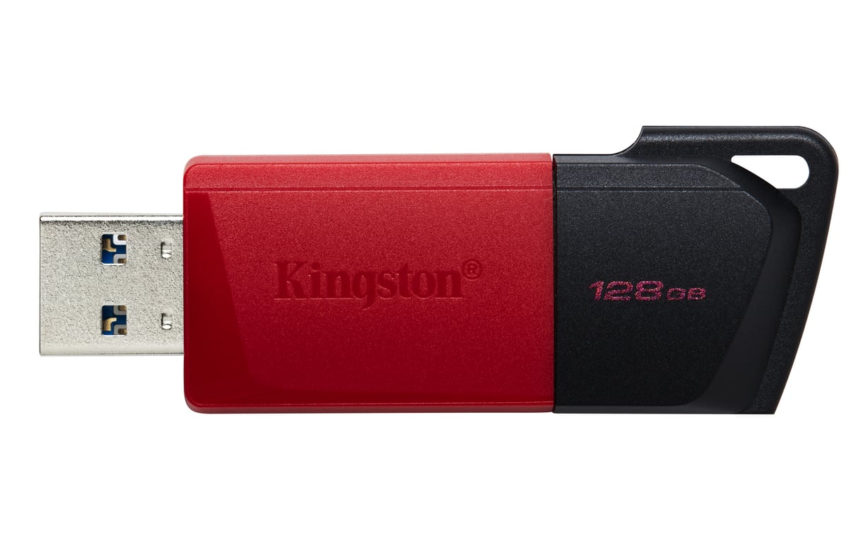 Kingston Technology DataTraveler 128GB USB3.2 Gen1 Exodia M (Noir + Rouge) - Neuf
