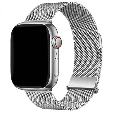 imoshion Bracelet magnétique milanais pour Apple Watch | 44/45/46/49 mm - Argent