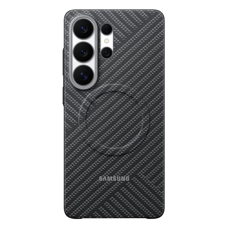 Samsung Coque MagSafe pour Galaxy S26 Ultra Effet Carbone Renforcé - vue 3