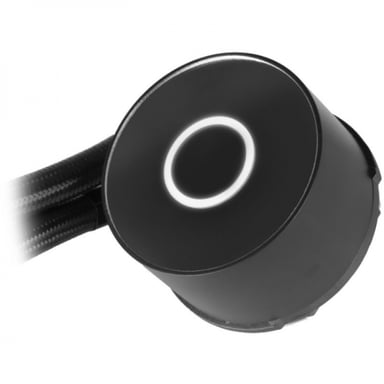 Mars Gaming ML-PRO360, Refrigeración Líquida CPU Profesional, TDP 600W, 3x Ventiladores FDB Ultra-silenciosos, Bomba Opti-Chamber con Anillo de Iluminación Blanco, Multisocket Universal, Negro