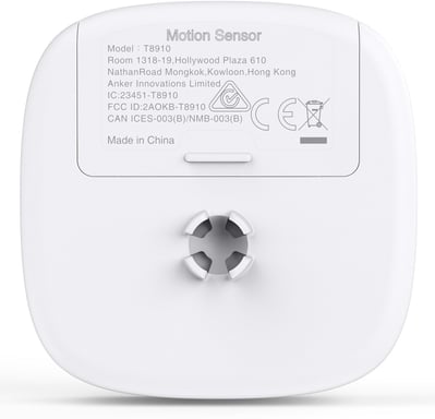 Eufy T8910021 Rilevatore di movimento senza fili a parete bianco