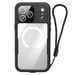 Coque MagSafe iPhone 17 Pro Max Modèle ShellBox Étanche IP68 avec Dragonne Noir