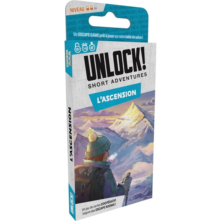 Jeu d'escape game Asmodee Unlock! Short 'Ascension - vue 3