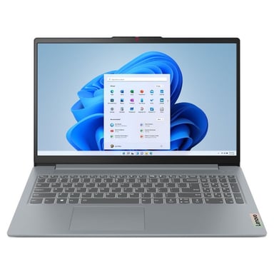 Ordinateur portable Lenovo IdeaPad Slim 3 15AMN8 Ryzen 3 30, Windows 11 Home, 16 Go, 512 Go SSD, écran 15,6 Full HD Gris Arctic Grey