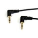 StarTech.com 90 cm Cavo audio stereo sottile ad angolo retto da 3,5 mm - M/M