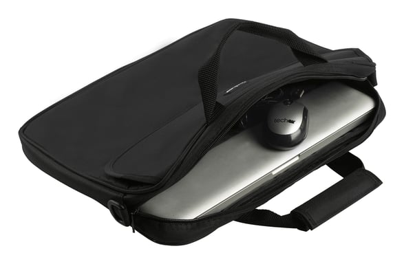 Techair Classic basic 40,6 cm (16'') Maletín Toploader Negro