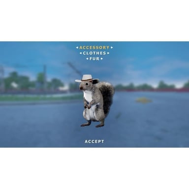 Ardilla con pistola PS5