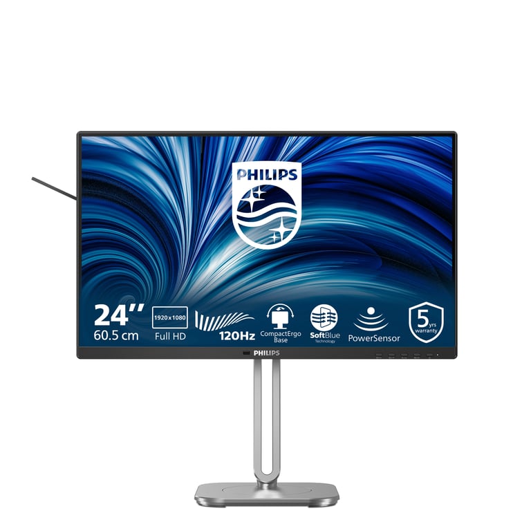 Moniteur PHILIPS 24B2N420000 23.8 IPS Full HD 120Hz SoftBlue - vue 1