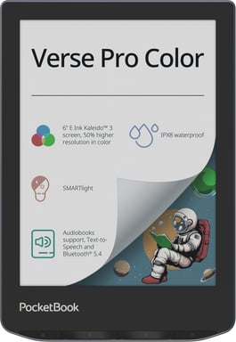 PocketBook Verse Pro Color Liseuse Écran tactile 16 Go Wifi Noir, Bleu
