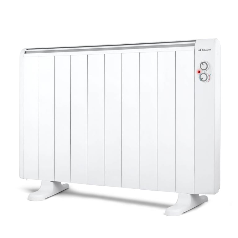Orbegozo RRM Émetteur thermique RealWarm Elements Puissance Corps en aluminium à 10 éléments Efficacité énergétique et chauffage rapide Pas de fumée ni d'odeurs Neuf