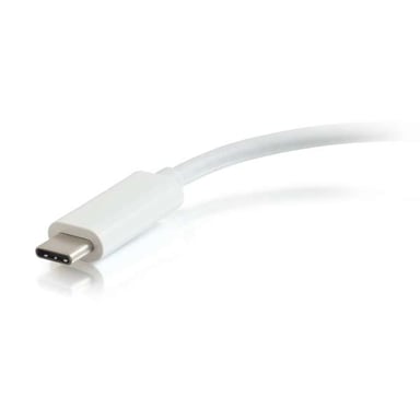 C2G 82409 station d'accueil USB 3.2 Gen 1 (3.1 Gen 1) Type-C Blanc