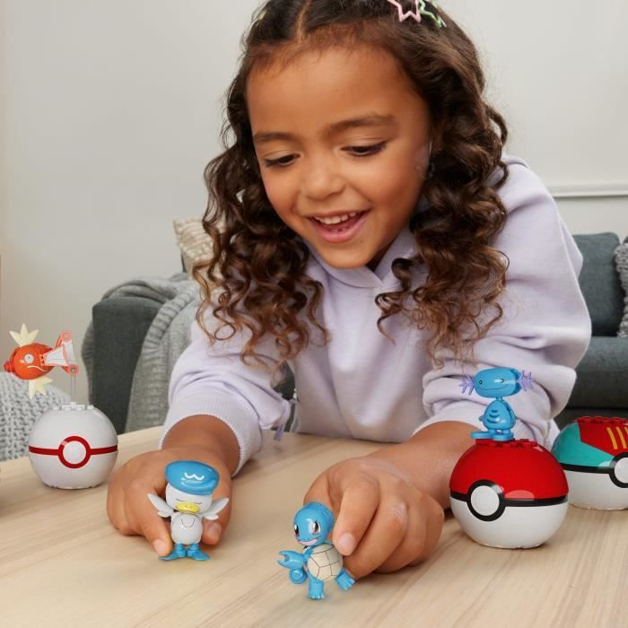 Construction Pokemon : dresseur de pokémon de type eau Mattel - vue 6
