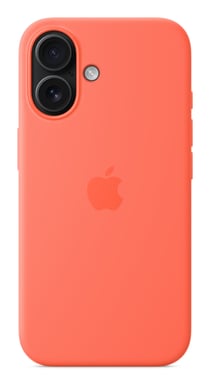 Apple Coque en silicone MagSafe pour iPhone 16 - Tangerine Orange