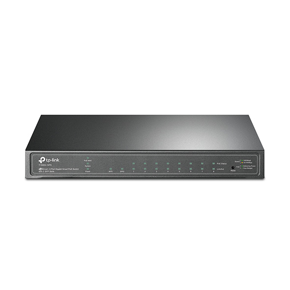 TP Link T1500G 10PS TL SG2210P Géré L2 Gigabit Ethernet 101001000 Connexion Ethernet supportant 'alimentation via ce port PoE Neuf