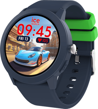 Montre ICE SMART Junior RD 3.0 Find My Ronde avec Bracelet Silicone Bleu Ice Watch