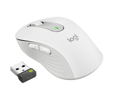 Logitech Signature M650 para negocios Ratón inalámbrico RF para diestros + Bluetooth Óptico 4000 PPP