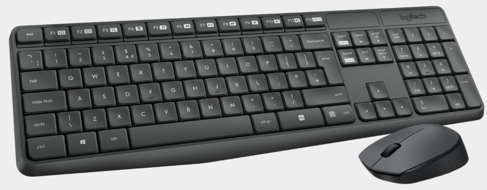 Logitech Pack clavier sans fil - vue 3