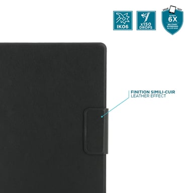 Custodia Protettiva con Tastiera Bluetooth per Samsung Galaxy Tab A9+ 11'' - Nero