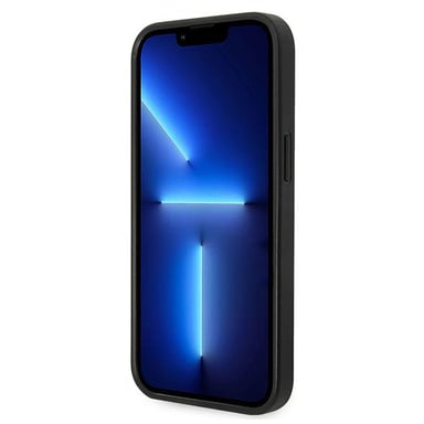 Karl Lagerfeld caso doiPhone 14 Plus 6,7 ''nero Glitter Logo Plate