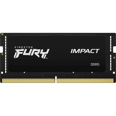 Kingston FURY Impact - DDR5 - kit - 64 GB: 2 x 32 GB - SO-DIMM 262-pin - 5600 MHz / PC5-44800 - unbuffered