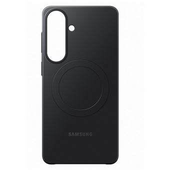 Custodia sottile in silicone magnetico nero per Samsung Galaxy S26+