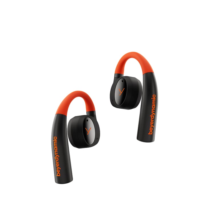 Beyerdynamic VERIO 200 Sport Casque Sans fil Open-ear Musique/Quotidien USB Type-C Bluetooth Noir, Orange - Neuf