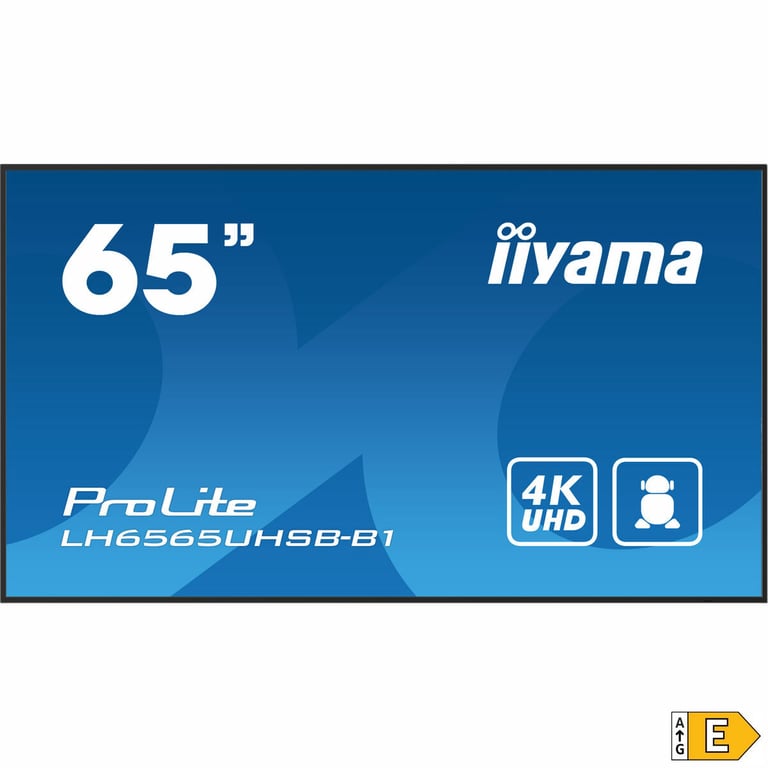 iiyama ProLite LH6565UHSB B1 Classe de diagonale 65 64.5 visualisable écran LCD rétro éclairé par LED signalisation numérique Android 4K UHD 3840 x 2160 - vue 8