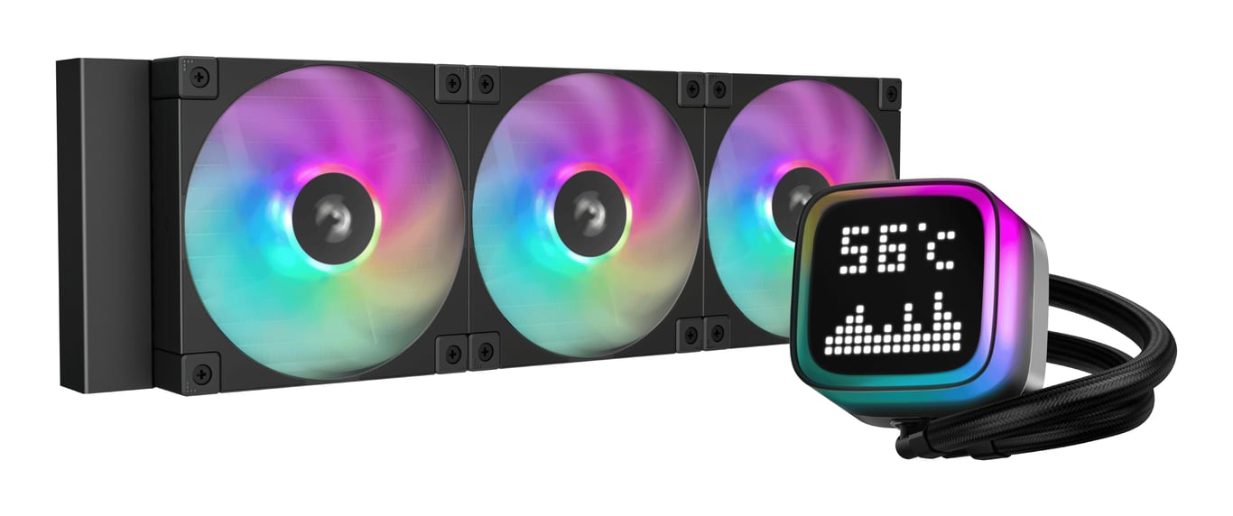 DeepCool R LP360 BKMSNC G 1 système de refroidissement d'ordinateur Boitier PC Processeur Refroidisseur de liquide tout en un 12 cm 1 pièce Neuf