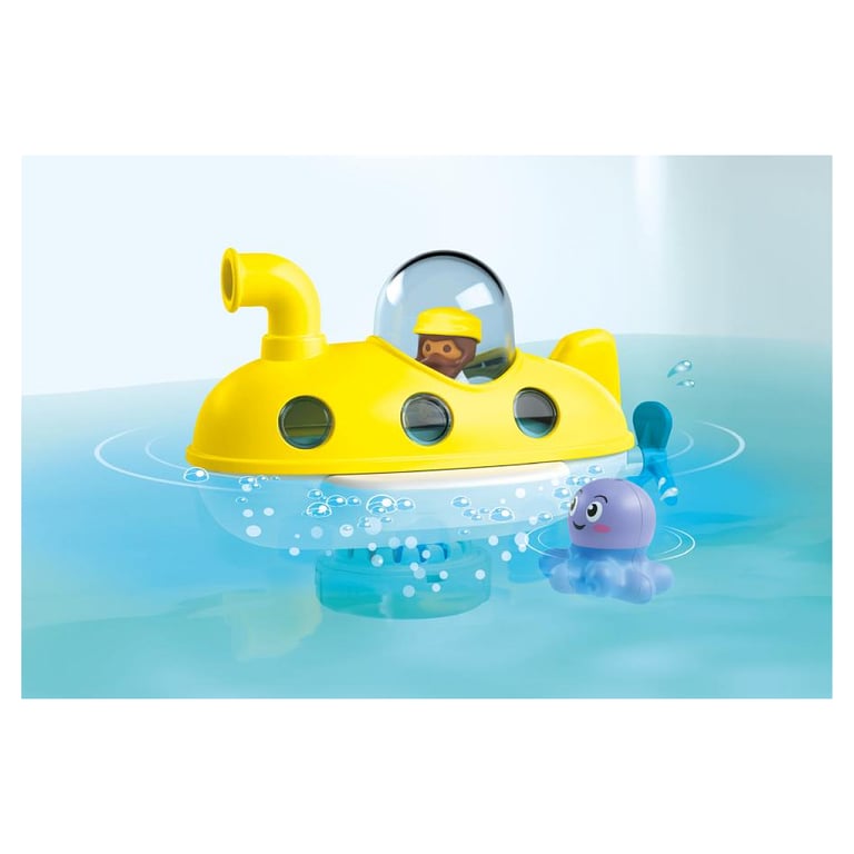 PLAYMOBIL 71440 sous Marin Junior & Tinti Comprend Un Personnage Un sous Marin et Un Poisson Globe Dès - vue 10