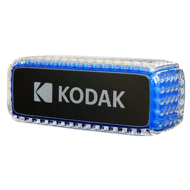Altavoz Bluetooth Kodak - Resistente al agua IPX6, Potente sonido de 8W, Iluminación RGB, Batería de 5h de duración, Conexión Bluetooth V5.0 - Azul