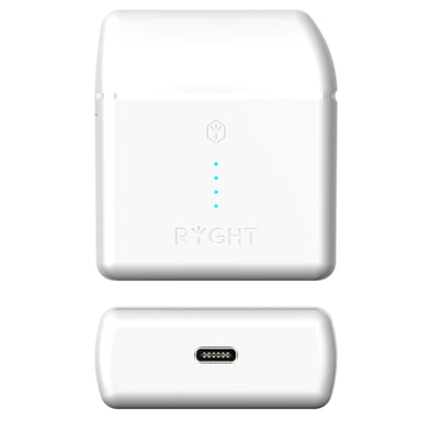 Ryght NEMESIS+ Auricular inalámbrico para llamadas/música Soporte de carga Bluetooth Blanco