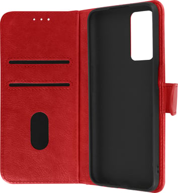 Funda Oppo A16 / A16s / A54s Tarjetero Soporte Vídeo Rojo