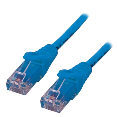 MCL UTP6-0.5M/B cable de red Azul 0,5 m Cat6 U/UTP (UTP)