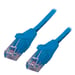 MCL UTP6-0.5M/B cable de red Azul 0,5 m Cat6 U/UTP (UTP)