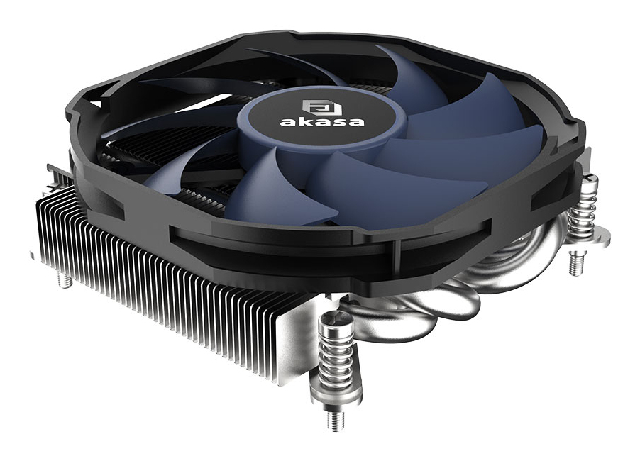 Akasa ALUCIA H4i Processeur Refroidisseur d'air 9,2 cm Noir 1 pièce(s) - Neuf