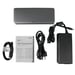 USB-C dock, triple, 2x HDMI/DP, USB-C/