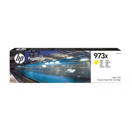 HP Cartouche dencre jaune PageWide grande capacité authentique F6T83AE pour HP PageWide Pro 452477552577 - vue 2