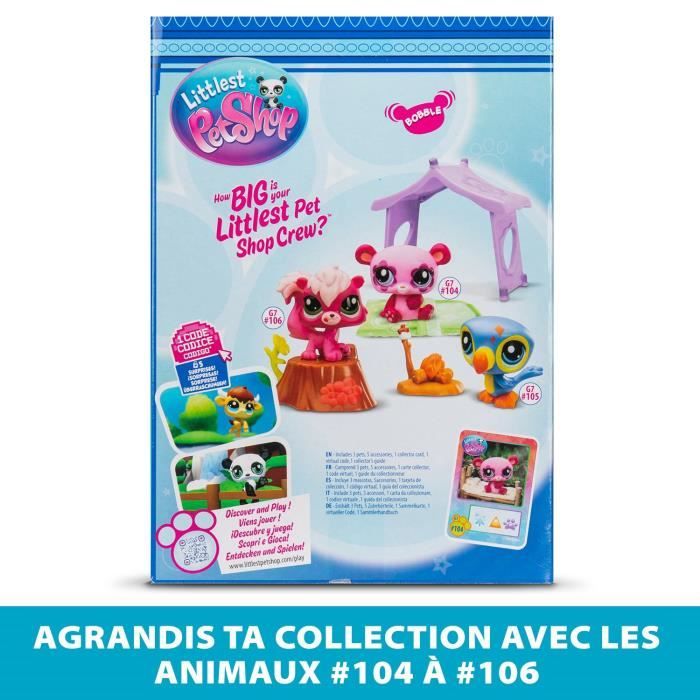 Pack a theme 3 Pets - Littlest Pet Shop Camping - Animaux et accessoires - Neuf