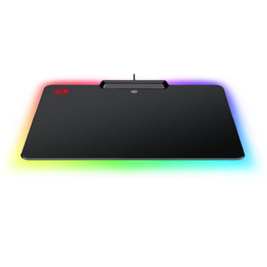 REDRAGON Epeius RGB P009 Tapis de souris de jeu Noir, Translucide