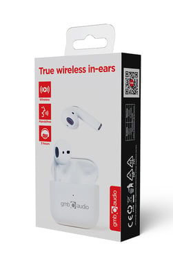 CUFFIA GEMBIRD VALLETTA BLUETOOTH TWS BIANCA