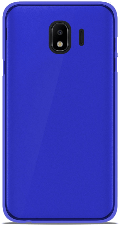 Coque silicone unie compatible Givré Bleu Samsung Galaxy J4 2018