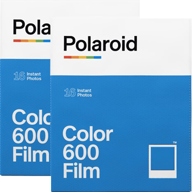 Paquete doble de 16 películas fotográficas para Polaroid de 600 colores